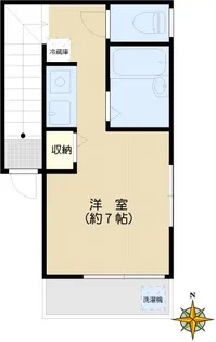 上田ハイム【2階】の間取り