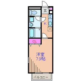 アムール大倉山【2階】の間取り