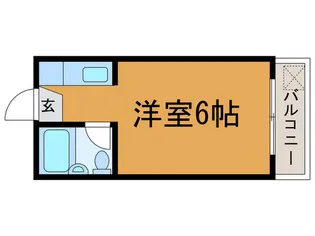 友愛ハイツ【2階】の間取り