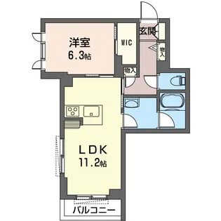 Mayfair(メイフェア)【3階】の間取り
