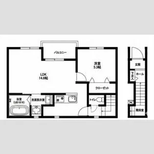 リーブルファイン一宮市乾町II 1号棟【2階】の間取り
