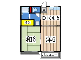 メイゾン長嶋【2階】の間取り