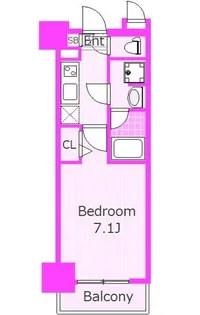 ガーラ横濱関内グランドステージ【3階】の間取り