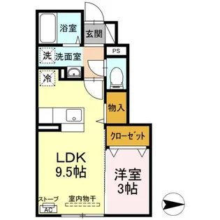 セジュールEJ【1階】の間取り