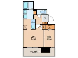 ブラン・スタイル博多314【3階】の間取り