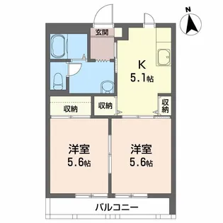 ヴィラ アルツト【2階】の間取り