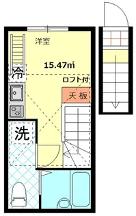 グラシア蒲田【2階】の間取り