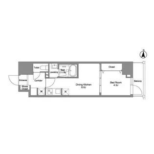 Daffitto錦糸町【14階】の間取り