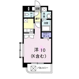 プラシード ヴィラ【3階】の間取り