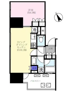サンウッド東中野【11階】の間取り