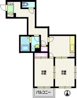 パリセード・メサ【1階】の間取り