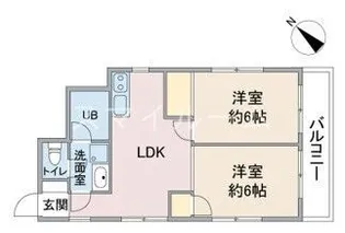 フラワリーパレス雪谷【3階】の間取り
