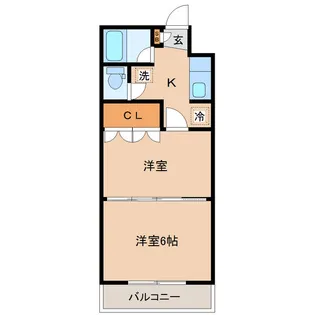 イーグルハイツ宮町【1階】の間取り