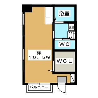 シャルル中央【1階】の間取り