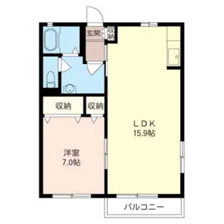 マーガレットガーデン【1階】の間取り