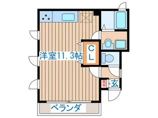 ベル レージュ大工町【1階】の間取り
