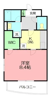 ヴァンクール【3階】の間取り