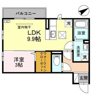 KD-II【1階】の間取り