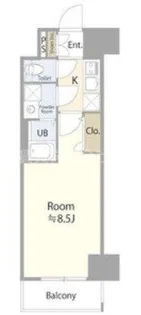 エスリード東別院ザ・セントレ【12階】の間取り