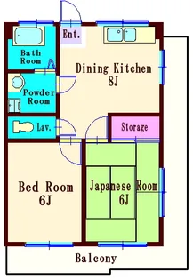 清和ハイツ【2階】の間取り