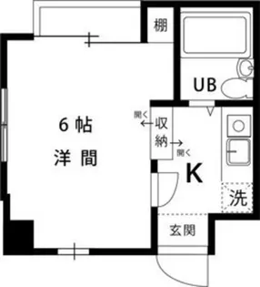 グランバリュー国立【5階】の間取り