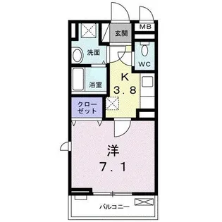 エルムス【2階】の間取り