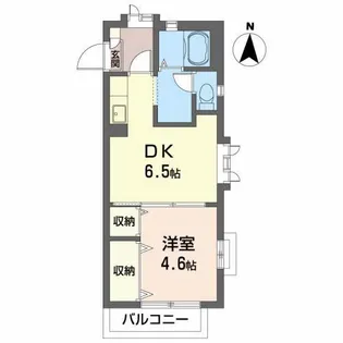 ディアス田園 F【2階】の間取り