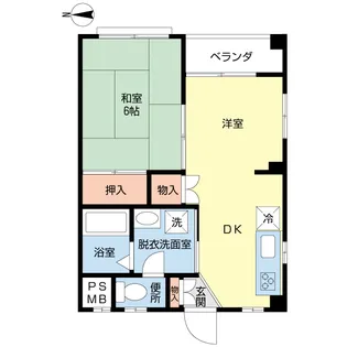井野ビル【4階】の間取り