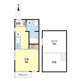 Heritage 梶ヶ谷【2階】の間取り