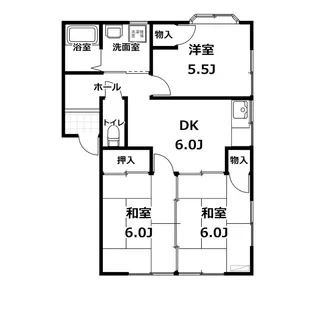 ブリーズハイツA棟【1階】の間取り