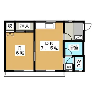 ツルコーポ【2階】の間取り