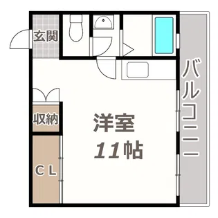 光和ハイツ【3階】の間取り