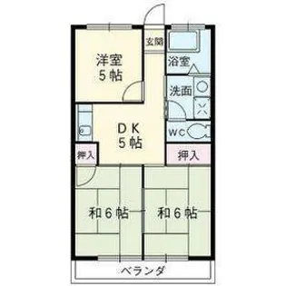 ヴィレッジ一色【4階】の間取り