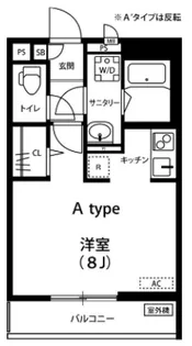 リブリ・新都心【1階】の間取り