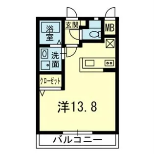 スライブ六番館 A棟【2階】の間取り