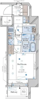 コンシェリア大崎 CROSSIA【11階】の間取り