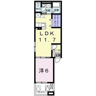 フェリーチェ ファーム【3階】の間取り