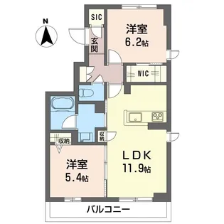 アチェロコリーナ【3階】の間取り