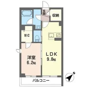 ビクトワール【2階】の間取り
