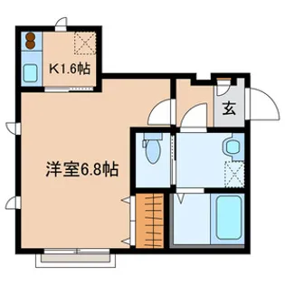 クローバーハイツ【1階】の間取り