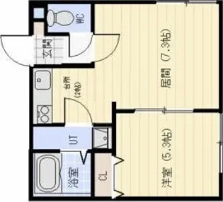 EXOR本通(エクソール本通)【1階】の間取り