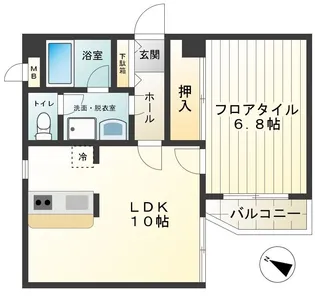 ホーマット・F【2階】の間取り