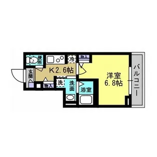 フェリシアス【3階】の間取り