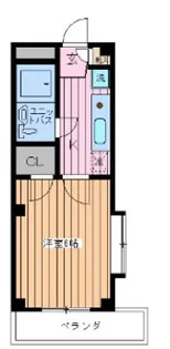 ソフィア当代島【2階】の間取り
