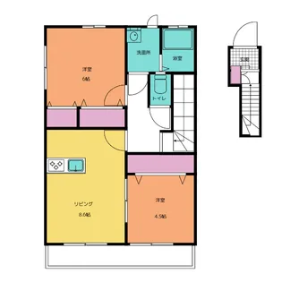 ベルコート【2階】の間取り