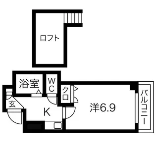 プレアデス寺田町【7階】の間取り
