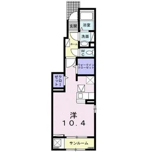 プルミエールII【1階】の間取り