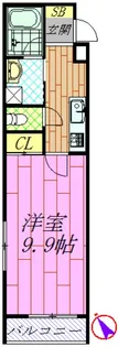 ラシィーヌ吹割【2階】の間取り