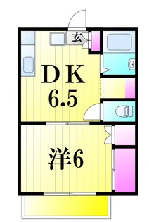 さつきコーポ【1階】の間取り