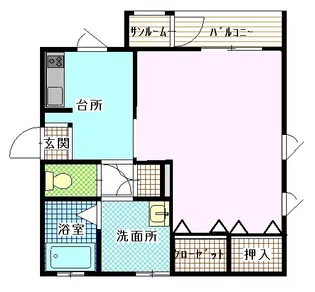 プチ・アベイユ【1階】の間取り